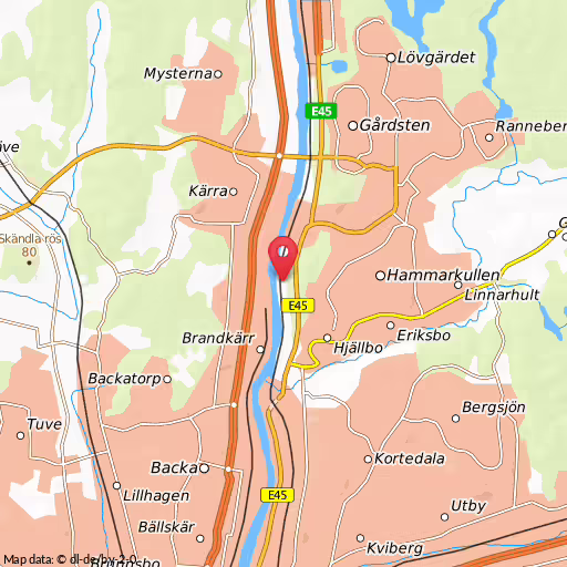 Blåljushändelse Agnesbergsvägen Göteborg Husbil fastnade i tunnel