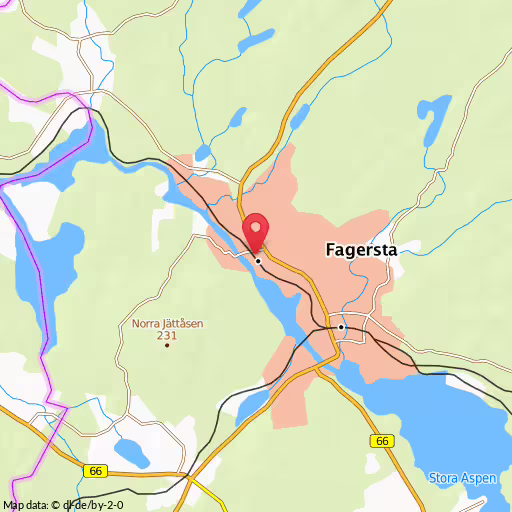 Blåljushändelse Bangårdsgatan Fagersta Misstänkt påverkad förare stoppad, Bangårdsgatan