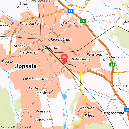 Blåljushändelse Björkgatan Uppsala Person på elsparkcykel misstänkt för olovlig körning
