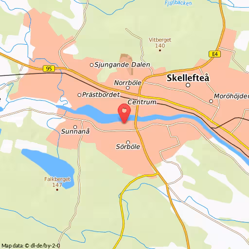 Trafikolycka på Bockholmsvägen, Tuvan, Skellefteå