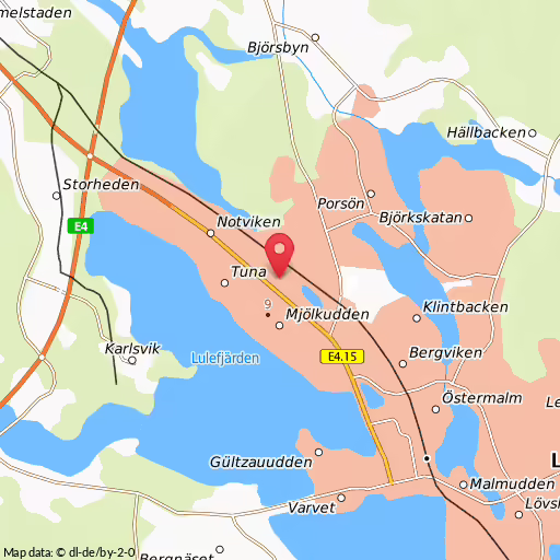 Blåljushändelse Bodenvägen,90-väg Luleå Notviken, resultat efter trafikkontroll vid Bodenvägen