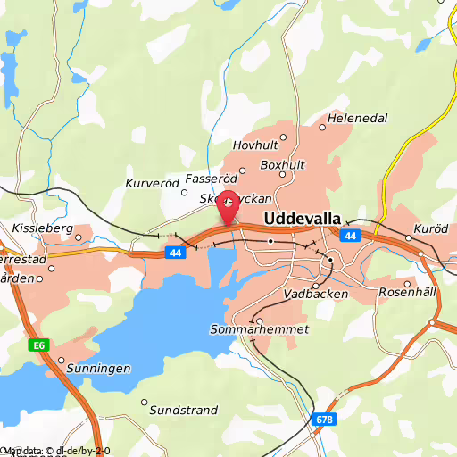 Blåljushändelse Brattåsmotet Uddevalla På riksväg 44 vid Brattåsmotet är det en bilist som blir påkörd bakifrån av en annan bilist