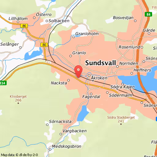 Blåljushändelse Bultgatan Sundsvall Larm om trafikolycka på Bultgatan i Nacksta