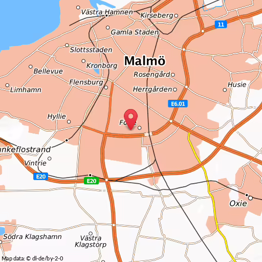 Blåljushändelse Docentgatan Malmö Kvinna misshandlad utomhus, Docentgatan