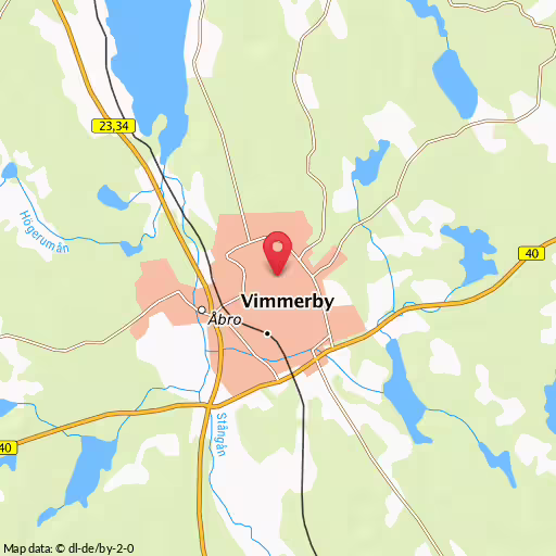 Blåljushändelse Drottninggatan Vimmerby Man till sjukhus, Vimmerby