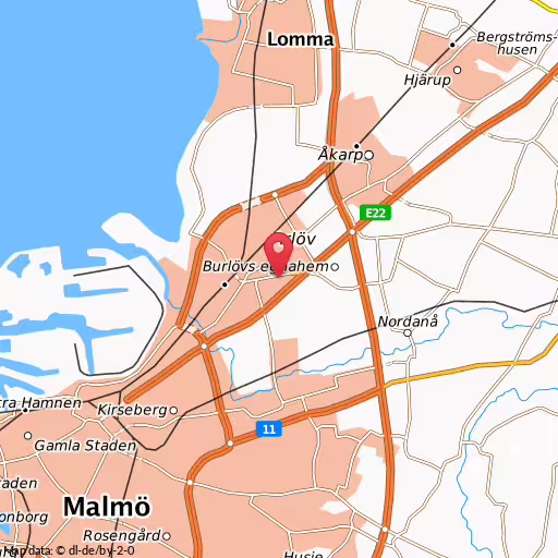 Blåljushändelse Elisetorpsvägen Burlöv Misstänkt farligt föremål, grönområde vid Elisetorpsvägen