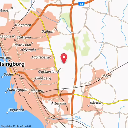 Blåljushändelse Fältarpsvägen Helsingborg Misstänkt rattfylleri på Fältarpsvägen