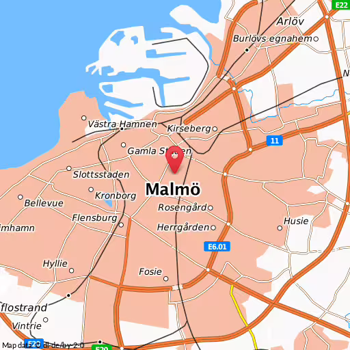 Blåljushändelse Farmvägen Malmö Larm om trafikolycka med elsparkcykel, Östra Farmvägen
