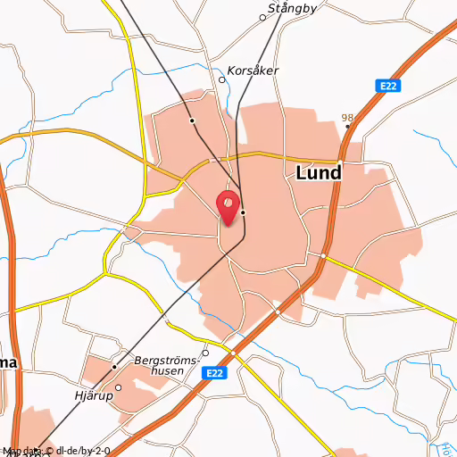 Blåljushändelse Fjelievägen Lund Trafikolycka, Lund