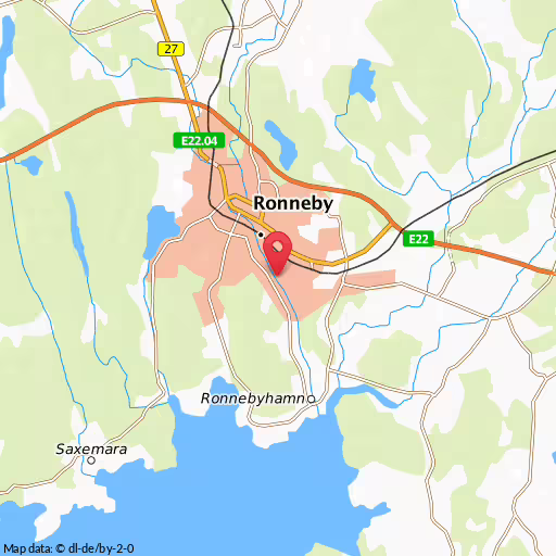 Blåljushändelse Fridhemsvägen Ronneby Skadad man, Ronneby