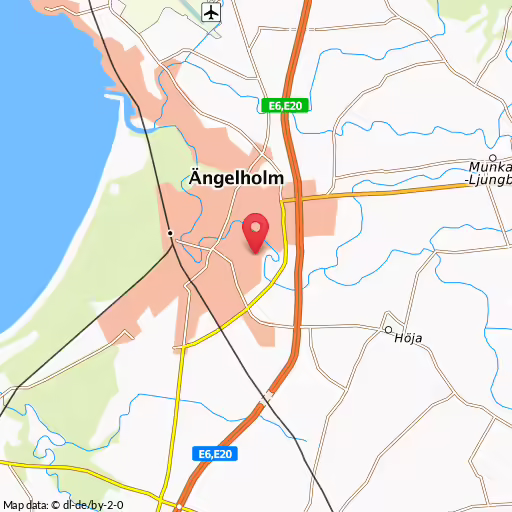 Påkörd person, Ängelholm