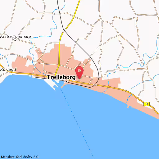 Blåljushändelse Glasbruksvägen Trelleborg En trafikolycka mellan en personbil och cyklist inträffar på Glasbruksvägen
