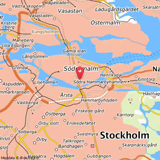 Blåljushändelse Götgatan Stockholm Polis kallas till Götgatan på Södermalm med anledning att en taxichaufför blivit slagen av en man