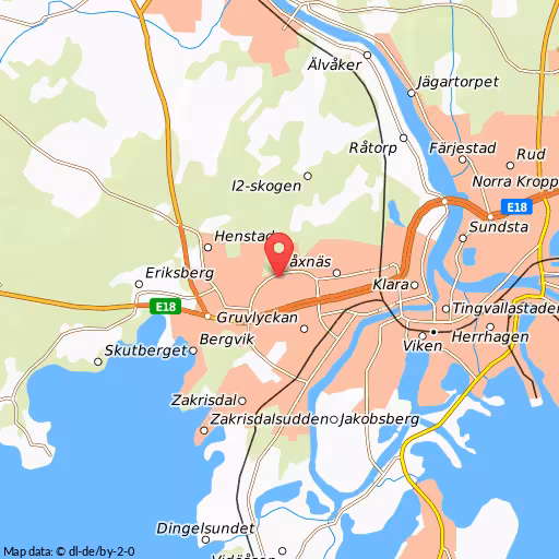 Bilist och cyklist har kolliderat på Hagalundsvägen i Karlstad