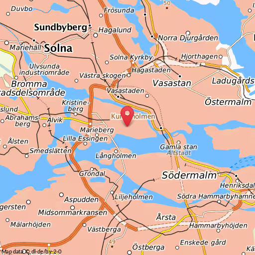 Blåljushändelse Hantverkargatan Stockholm Mopedist åkt in i bil på Kungsholmen