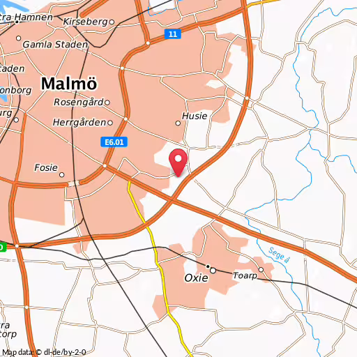 Blåljushändelse Hästskogatan Malmö Dieselstöld på Hästskogatan