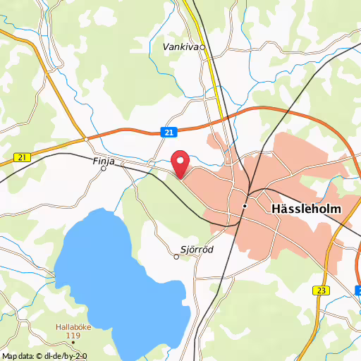 Blåljushändelse Helsingborgsvägen Hässleholm Misstänkt påverkad förare kontrollerad, Helsingborgsvägen