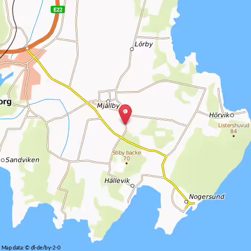Blåljushändelse Mjällbyvägen,hosabyvägen Sölvesborg Två personbilar i kollision, Västra Mjällbyvägen