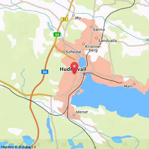 Blåljushändelse Hövdingegatan Hudiksvall Inbrott i en bostad