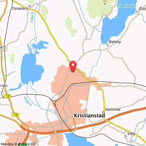 Blåljushändelse Industrigatan Kristianstad En personbil brinner på Industrigatan