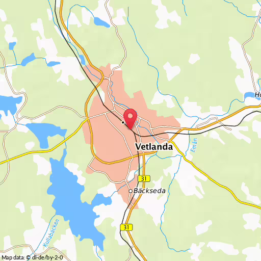 Blåljushändelse Industrigatan Vetlanda Man i 25-årsåldern misstänkt för drograttfylleri