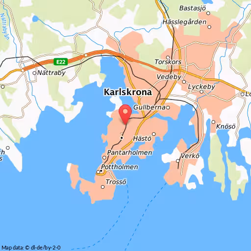 Blåljushändelse Infartsvägen Karlskrona Man medtagen för provtagning, Gamla Infartsvägen