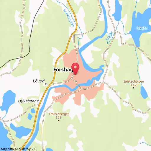 Blåljushändelse Järnvägsgatan Forshaga Polisen har genomfört en nykterhetskontroll på Järnvägsgatan i Forshaga