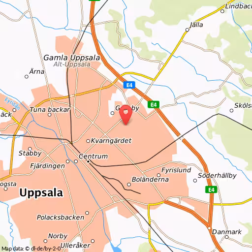 Blåljushändelse Källparksgatan Uppsala Skadegörelse och stöld ur taxi