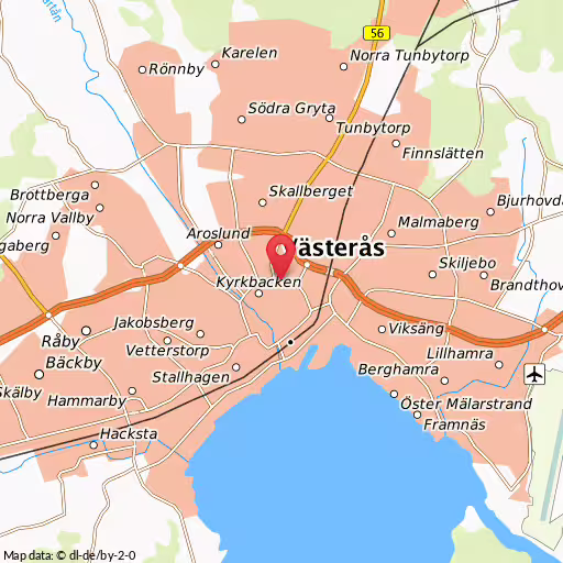 Blåljushändelse Kaplansgatan Västerås Bilägare lämnade hundar i bilen