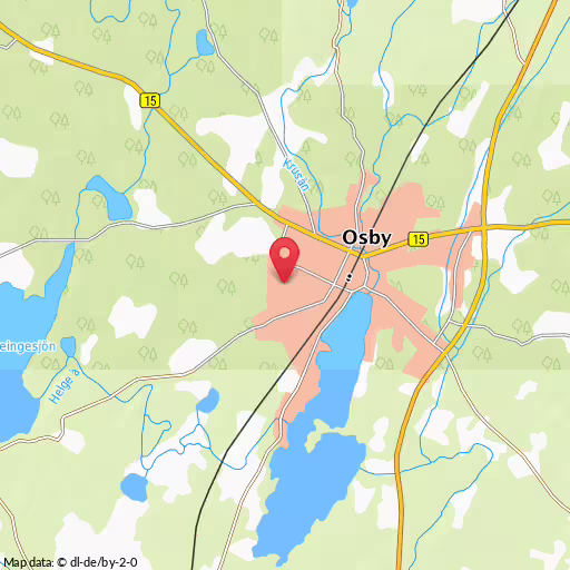 Blåljushändelse Klövervägen Osby Brand i industrilokal, Osby