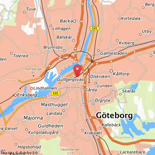 Blåljushändelse Kruthusgatan Göteborg Trafikolycka