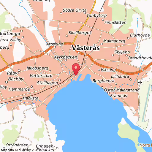 Blåljushändelse Kungsängsgatan Västerås Cyklist till sjukhus efter trafikolycka