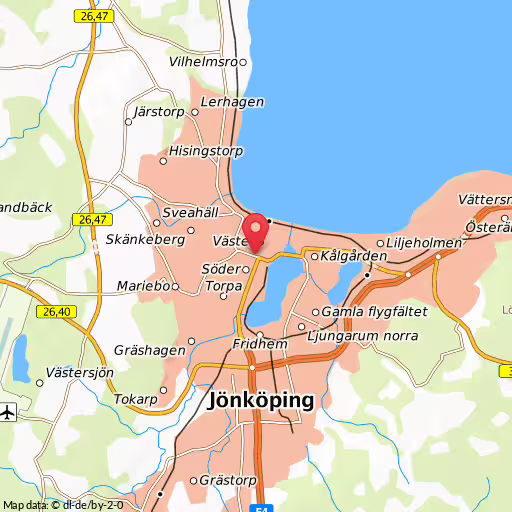 Blåljushändelse Kungsgatan Jönköping Person påkörd i Jönköping