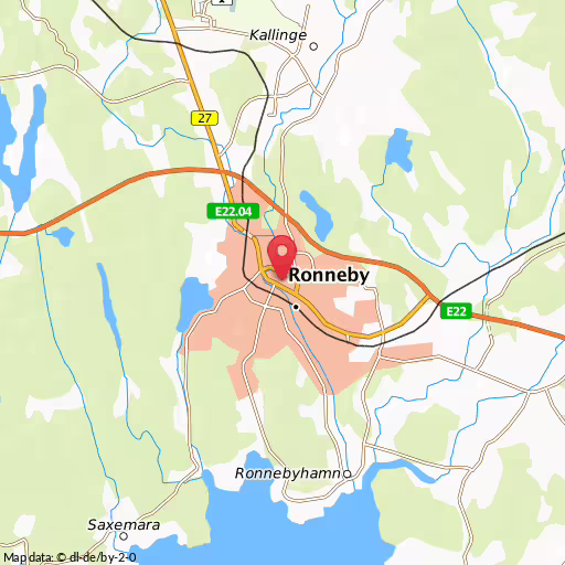 Blåljushändelse Kungsgatan Ronneby Man misstänkt narkotikabrott, Kungsgatan