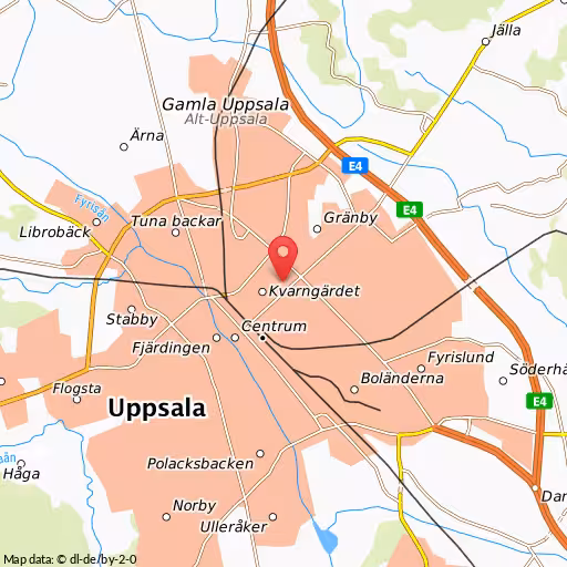 Blåljushändelse Kvarnängsgatan Uppsala En ung man skadades vid ett slagsmål på Kvarnängsgatan vid en snabbmatsrestaurang