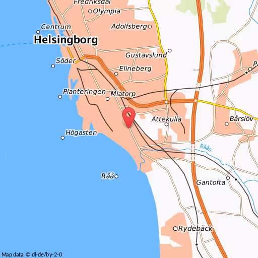 Blåljushändelse Landskronavägen Helsingborg Landskronavägen, Rydebäck