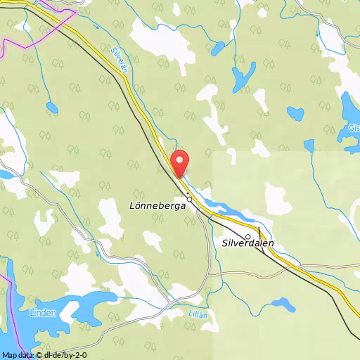 Larm om singelolycka med personbil, Lönnebergavägen
