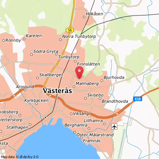 Blåljushändelse Lövstagatan Västerås Barn påkört av personbil