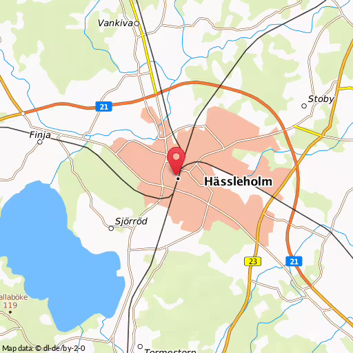 Blåljushändelse Magasinsgatan Hässleholm Man misstänkt för hot mot ordningsvakt, Magasinsgatan