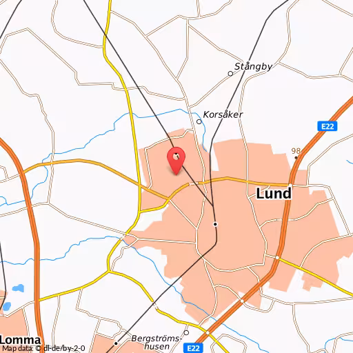 Blåljushändelse Nöbbelövsvägen Lund Larm om brand i kök, Nöbbelövsvägen