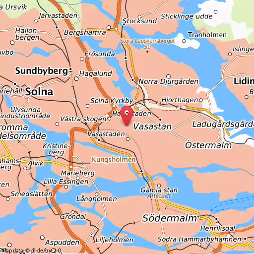 Blåljushändelse Norrtullsgatan Stockholm Försök till misshandel i ett trapphus