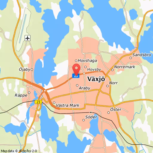 Blåljushändelse Nydalavägen Växjö Larm om brand i kök, Nydalavägen