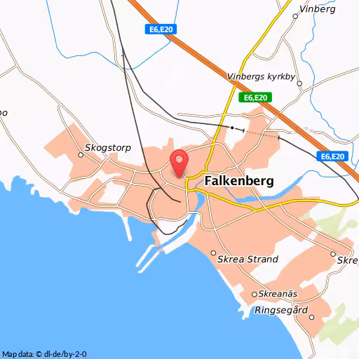 Blåljushändelse Ringvägen Falkenberg Trafikolycka mellan flera fordon - Ringvägen