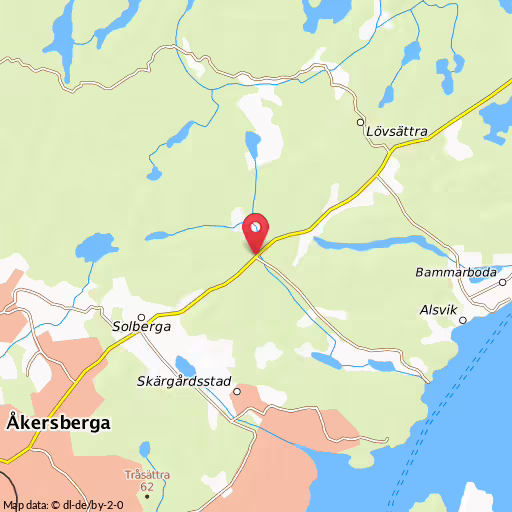 Blåljushändelse Margeretelundsvägen/,roslagsvägen Österåker Trafikolycka med fyrhjuling i Åkersberga