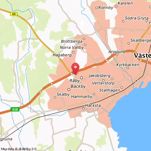 Blåljushändelse Sidensvansgatan Västerås Misstänkt anlagd brand i bostad