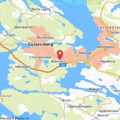 Blåljushändelse Skärgårdsvägen Värmdö Två fordon har kolliderat med varandra på Skärgårdsvägen invid Grisslinge