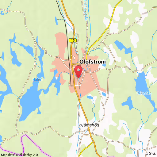 Blåljushändelse Sportvägen Olofström Brand i byggmaterial, Högavång