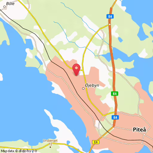 Blåljushändelse Kyrkogårdsvägen/södra,stationsgatan Piteå Piteå, trafikolycka i Öjebyn