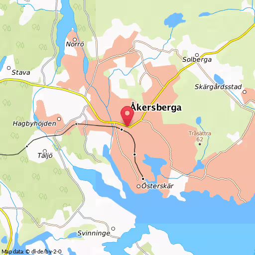 Blåljushändelse Stationsvägen Österåker Polis hindrar en man från att köra rattonykter