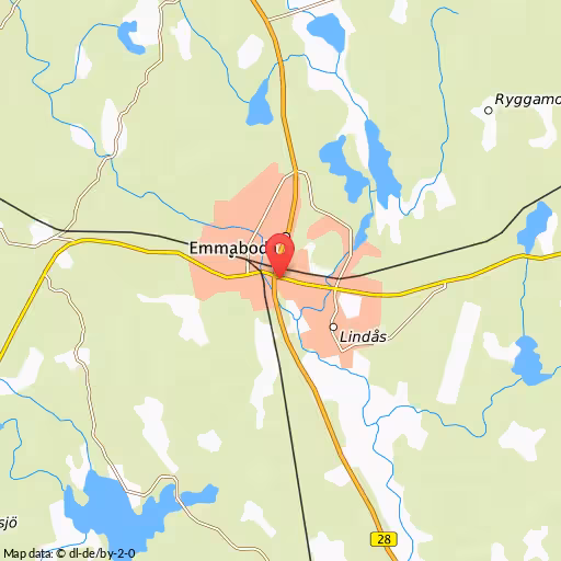 Blåljushändelse Stenvägen Emmaboda Drograttfylleri i Emmaboda